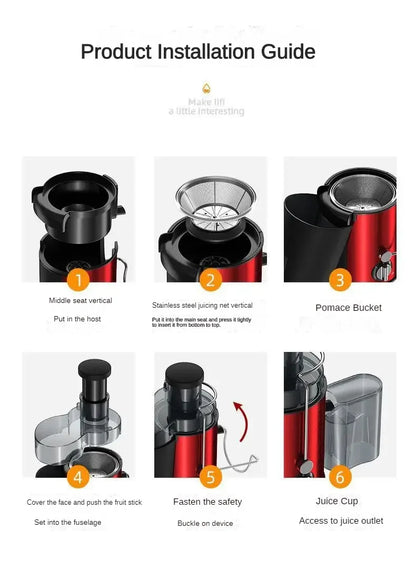 Mixli SteelJuice 800W Centrifugal Juicer